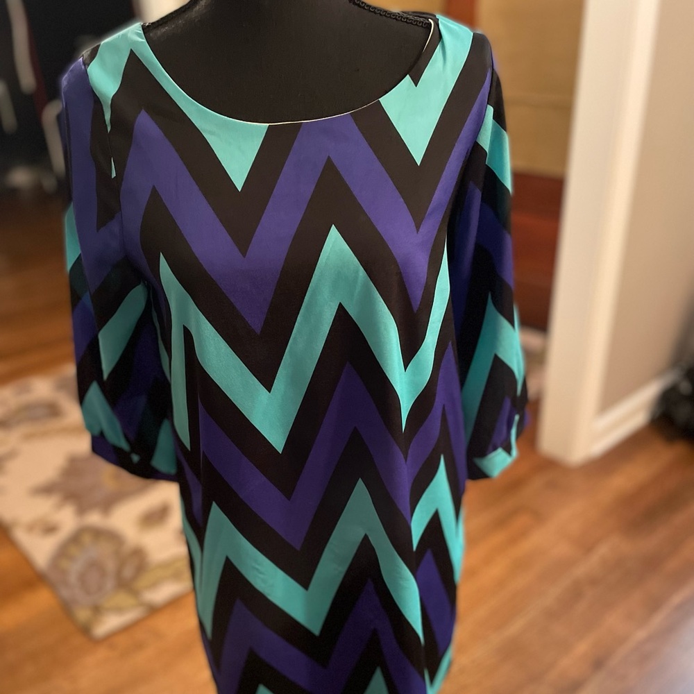 Chevron dress -SzM